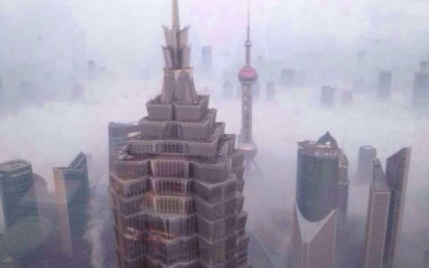 建造上海东方明珠电视塔的几个竞标方案。 ​​​​