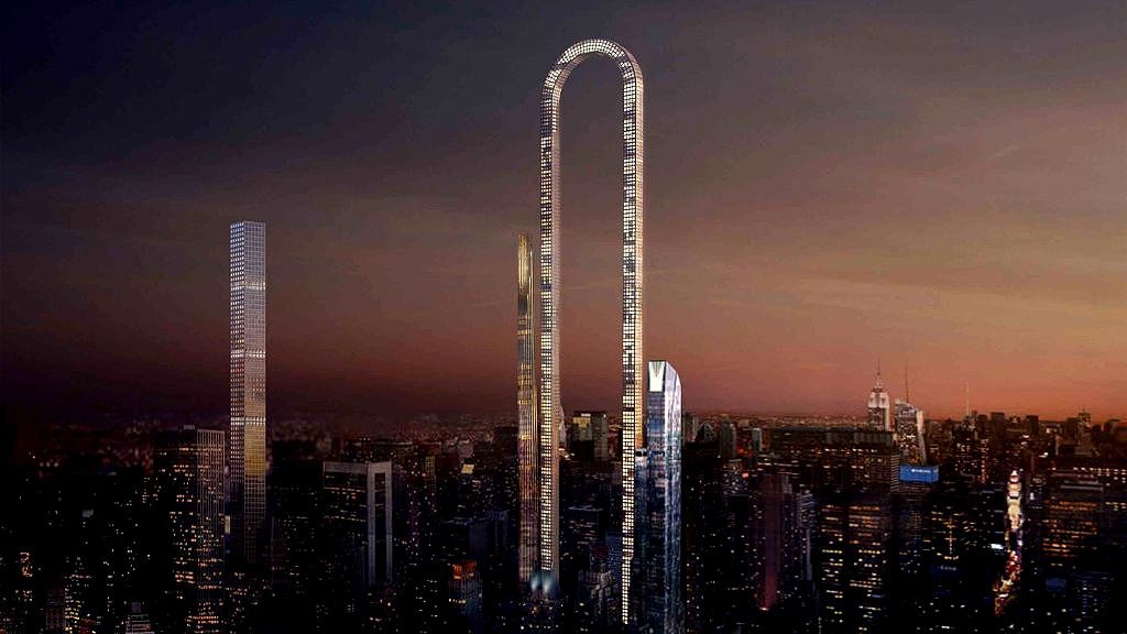 纽约「倒U摩天大楼」抢世界最高