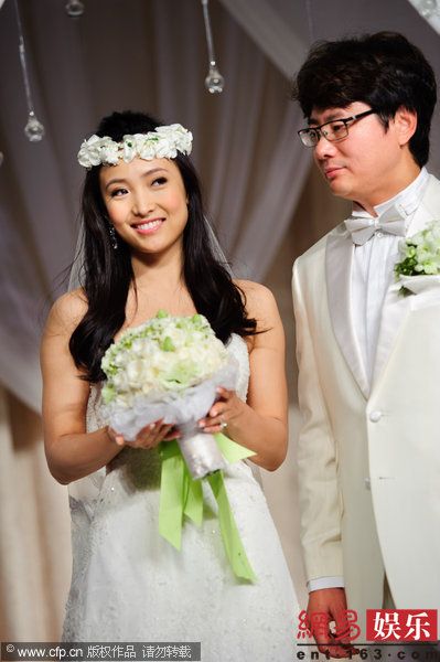 白静婚礼现场照片曝光。