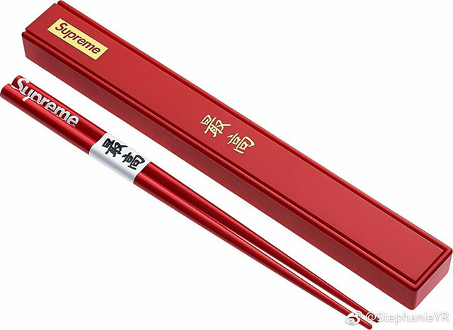 supreme筷子上架20秒内售罄……70美元哦。