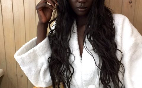 17春夏出道的黑人模特Duckie Thot