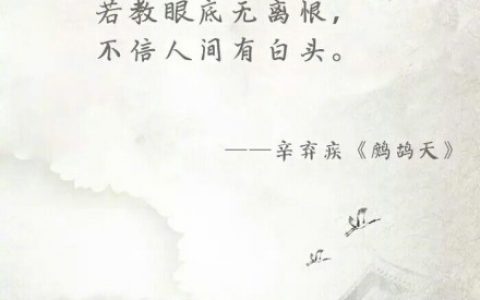 有哪些令你惊艳的一句话或诗句？