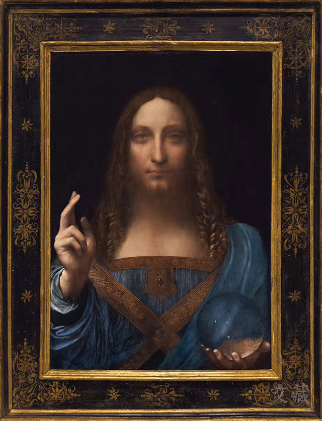 达芬奇的油画《救世主》在佳士得拍出了4.5亿美元（含佣金）的天价，创造了新的记录。