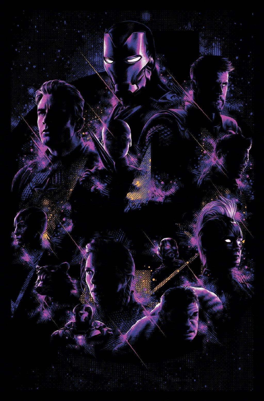 《复仇者联盟4：终局之战》部分海报，一切答案，就在今晚揭晓！ ​​​​