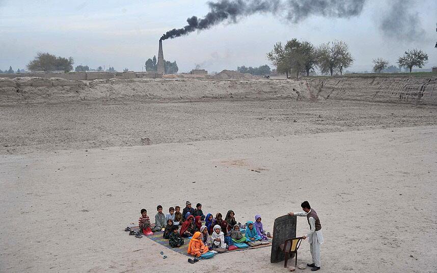 阿富汗的一所学校 ​​​​