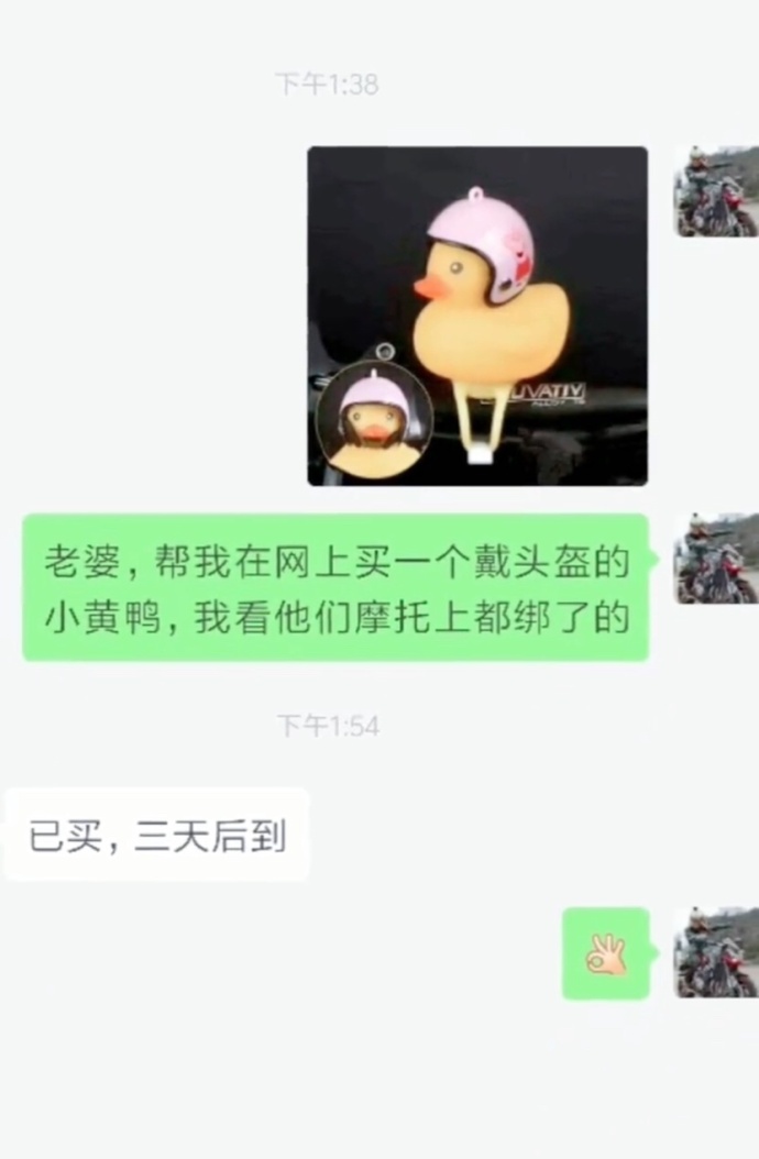 带头盔的小黄鸭