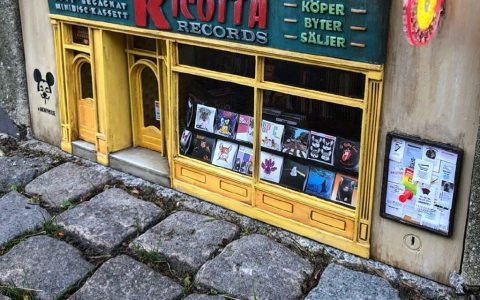 瑞典的一家专门为过街老鼠制作的“唱片店”，他们也听经典的HipHop