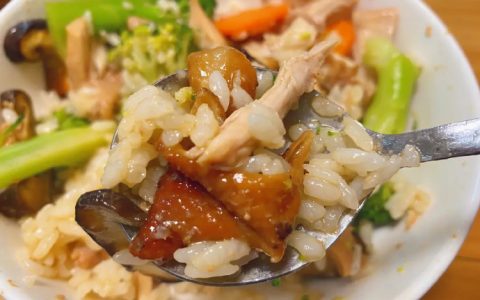 在家复刻了下非油炸版组饭