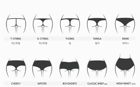 内裤的各种名称，你喜欢哪一款 ？ ​​​​