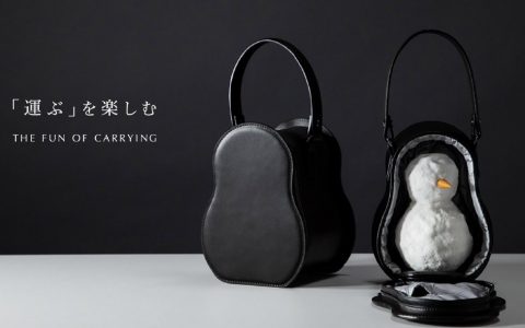 土屋鞄製造所出了个新品 用来放雪人的包。。。 ​​​​