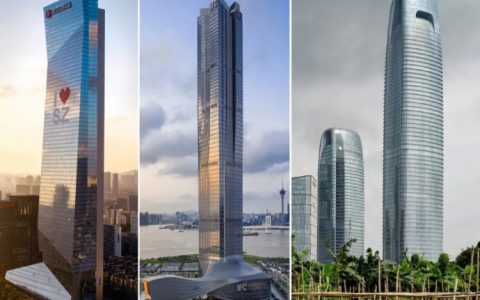 2021 全球最佳高层建筑奖（300-399 米），中国 5 座上榜