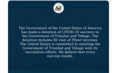 不是玩笑！美国官宣向这个国家捐赠新冠疫苗…80瓶 而该国已获得数十万剂中国疫苗