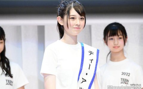 2022日本美少女冠军：14岁初中生石川花。 ​​​​