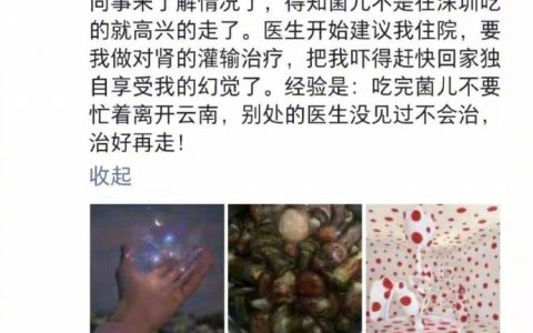 误食野生菌这事儿，还是得在云南干才安心