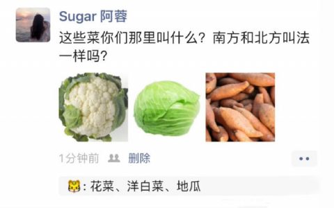 这些菜在你们那里叫什么？