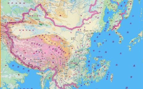 假设全球冰川全部融化后的地图~~看看你的城市还在吗？