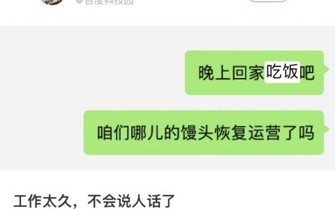 工作太久都不会说人话了
