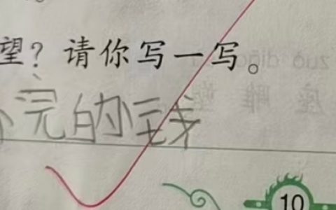一年级小朋友的愿望： ​​​