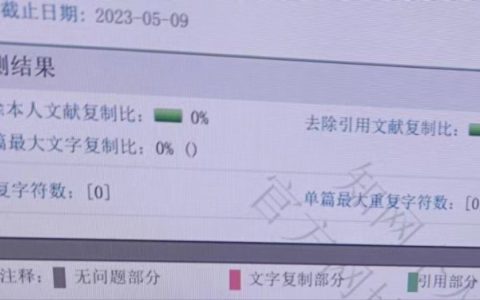 论文查重率0%是种什么体验
