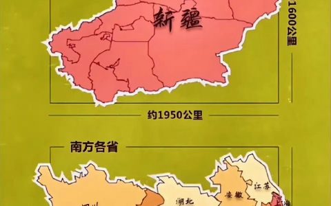 你知道新疆有多大么？ 不，你不知道