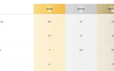 20金8银12铜！中国队游泳世锦赛金牌榜第1