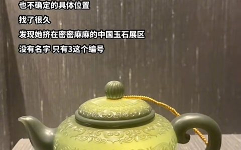 中华缠枝纹薄胎玉壶