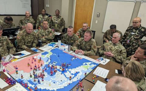 美军进行中国南海区域的兵棋推演 ​​​