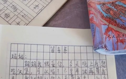 吃汉堡和考试没关系，敢于表达自己的孩子好棒！ ​​​