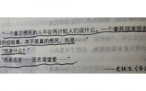 史铁生太会写了