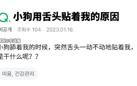 舔累了，干脆一直贴着吧