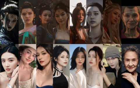 黑神话·悟空 女妖怪建模演员 ​​​