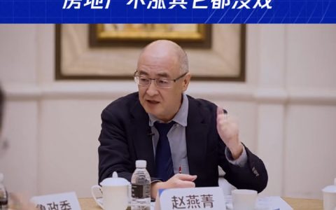 厦大教授赵燕菁：房地产不涨其它都没戏