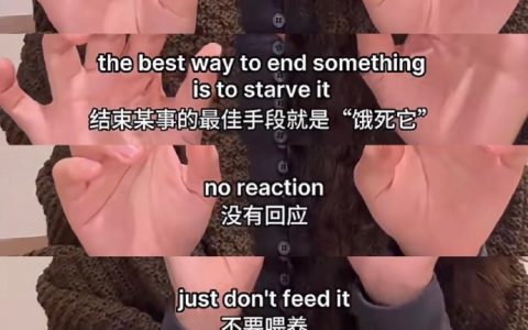 不回应，不纠正，不喂养 ​​​
