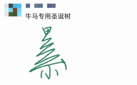 牛马专用圣诞树 ​​​