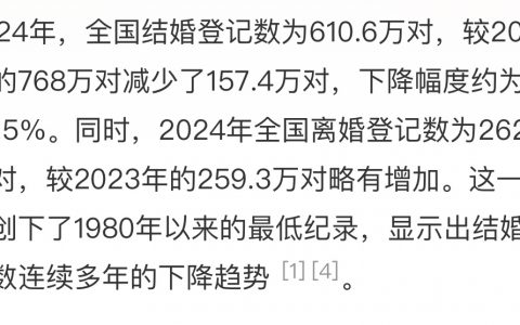 为啥大家都不愿意结婚了呢