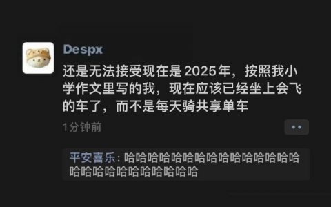 还是不能接受现在是2025年 ​​​
