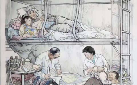 1984年美术作品，西去列车 ​​​