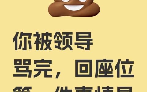 被领导骂完回工位第一件事是干什么