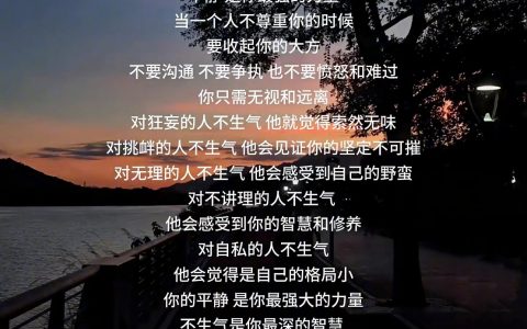 “你的平静是你最强大的力量” ​​​