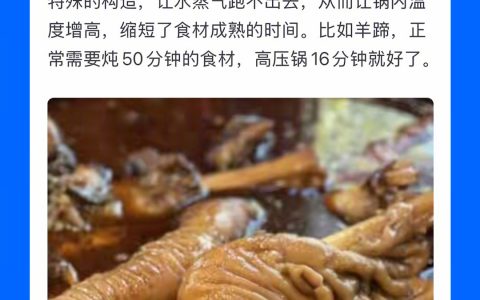 为什么感觉高压锅炖出来的排骨没有肉味，而且味道有点淡不太好吃？